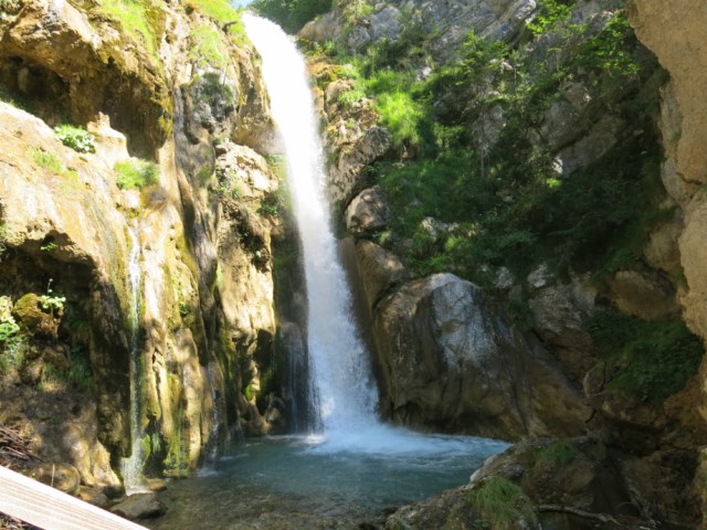 Wasserfall in der Tscheppaschlucht in Kärnten / Österreich