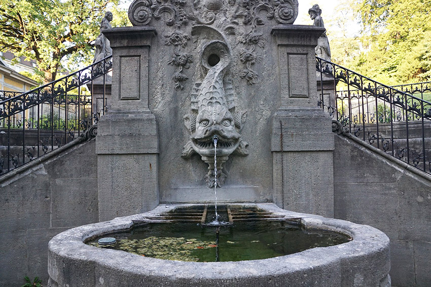Brunnen in Zürich / Schweiz